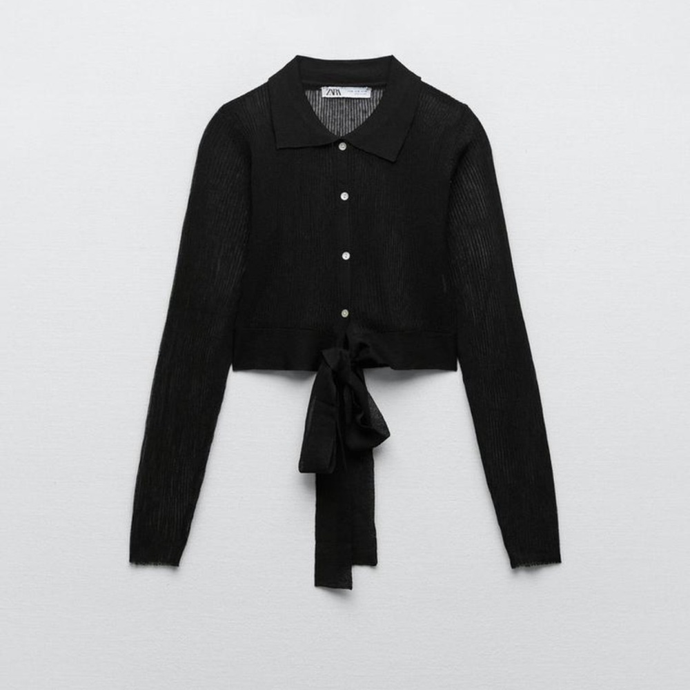 Zara semi sheer cardigan